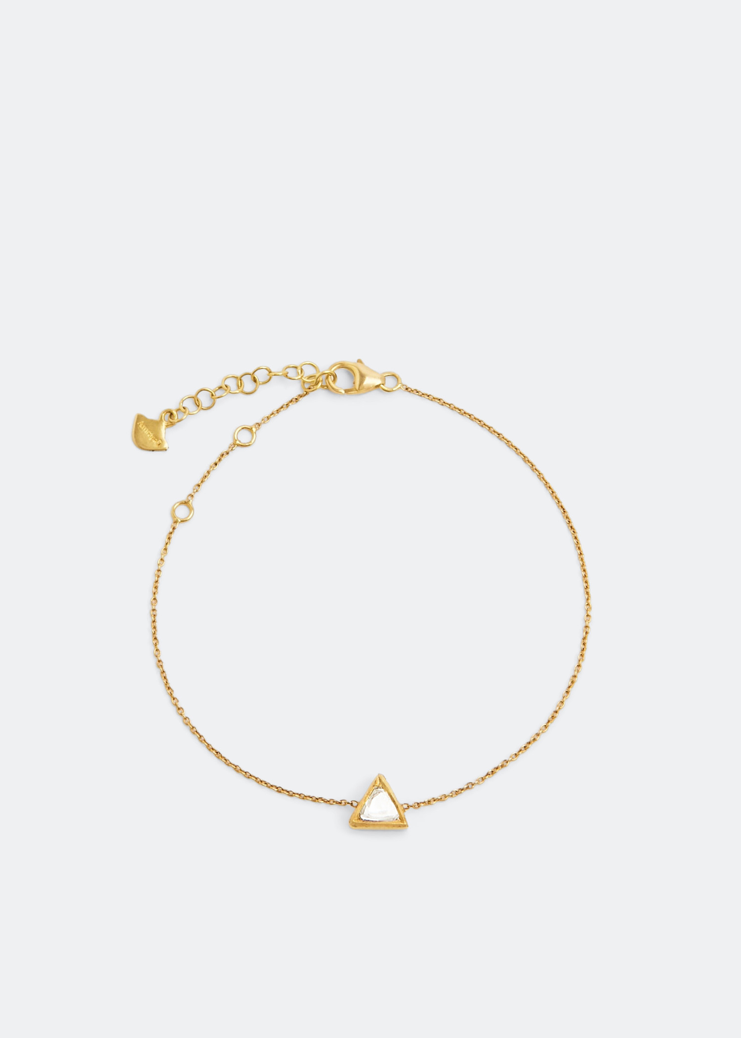 

Triangle Polki Diamond Legend bracelet, Gold