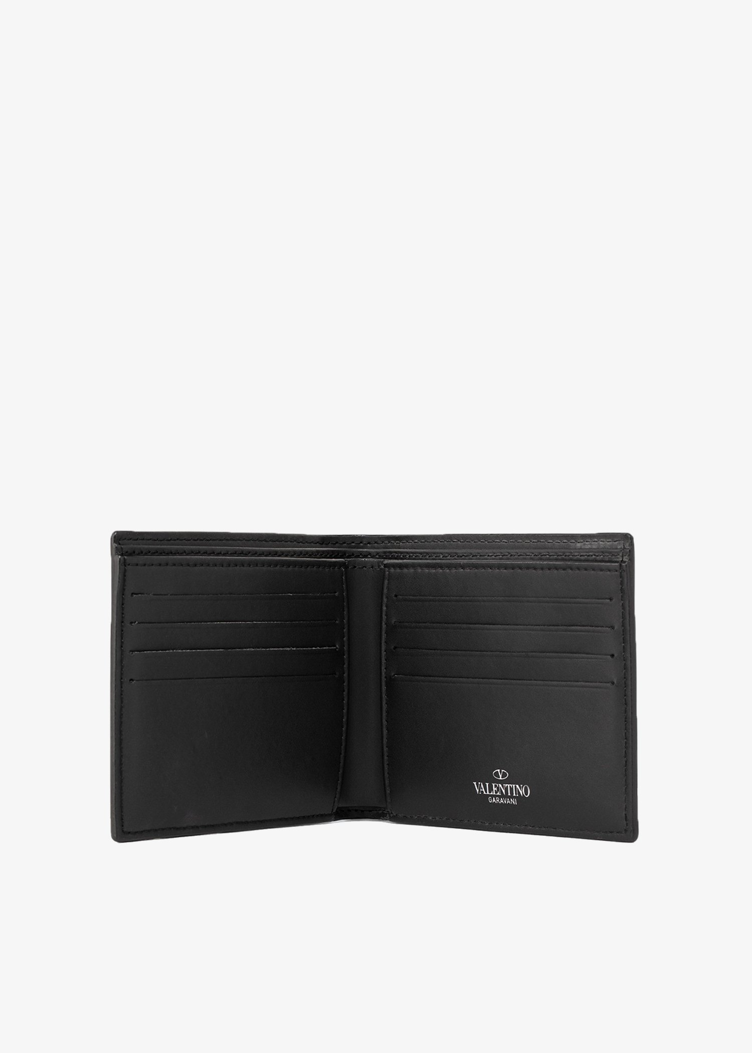 Valentino Garavani VLTN wallet for Men Black in UAE Level Shoes