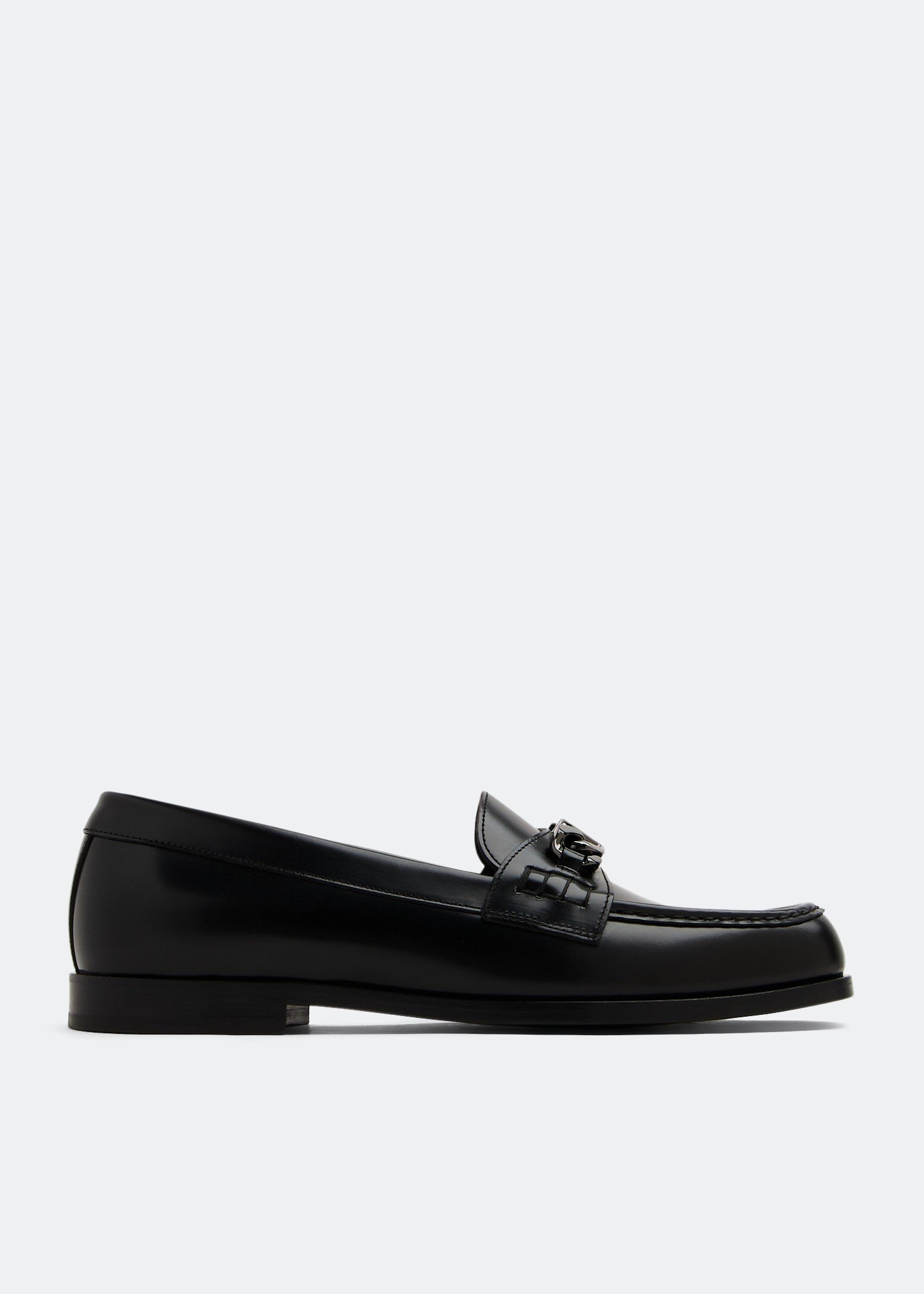 

VLogo Chain loafers, Black