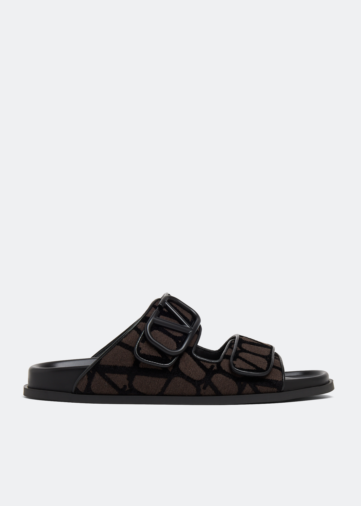 

VLogo Toile Iconographe sandals, Brown