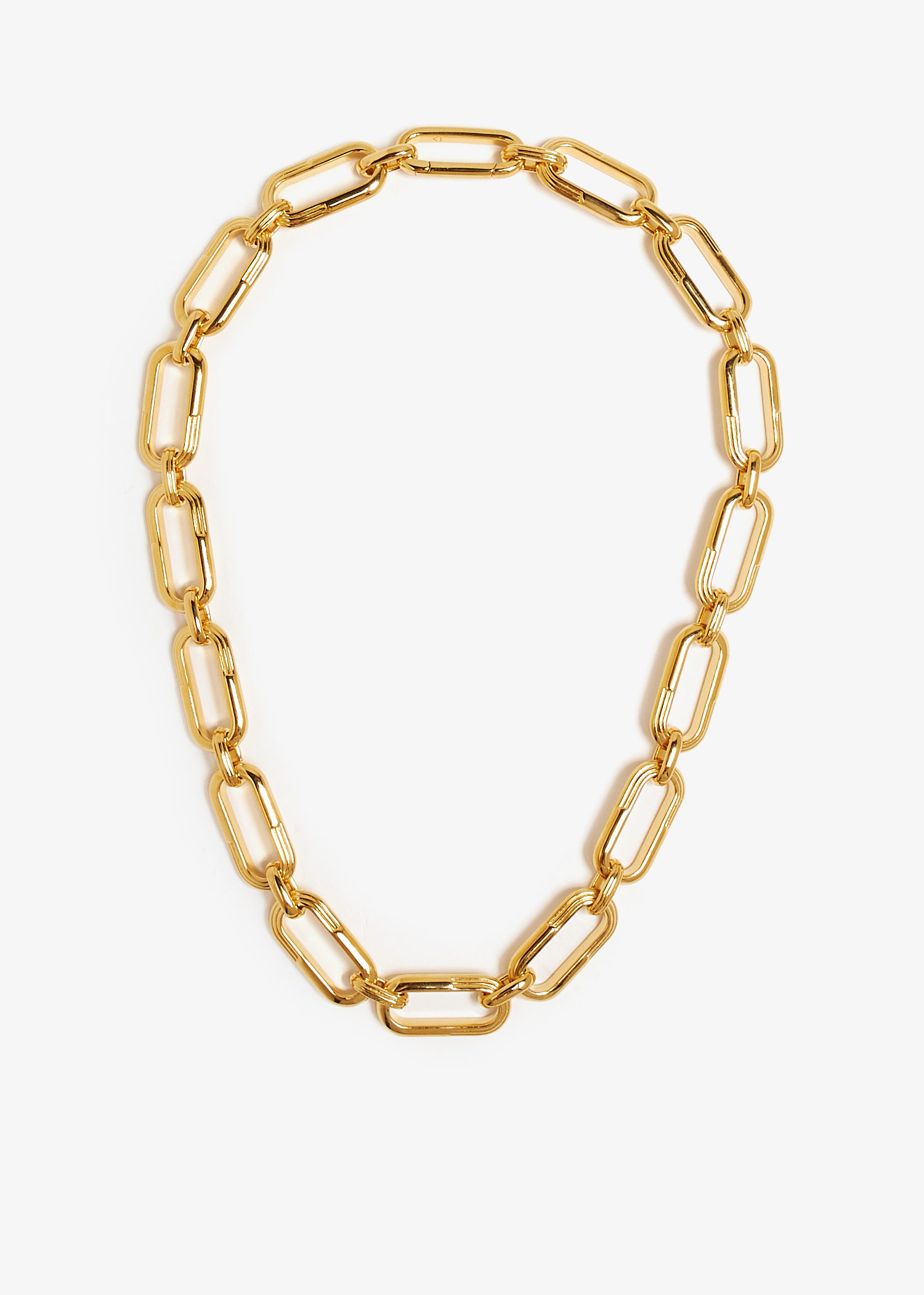 

Zenya link chunky chain necklace, Gold