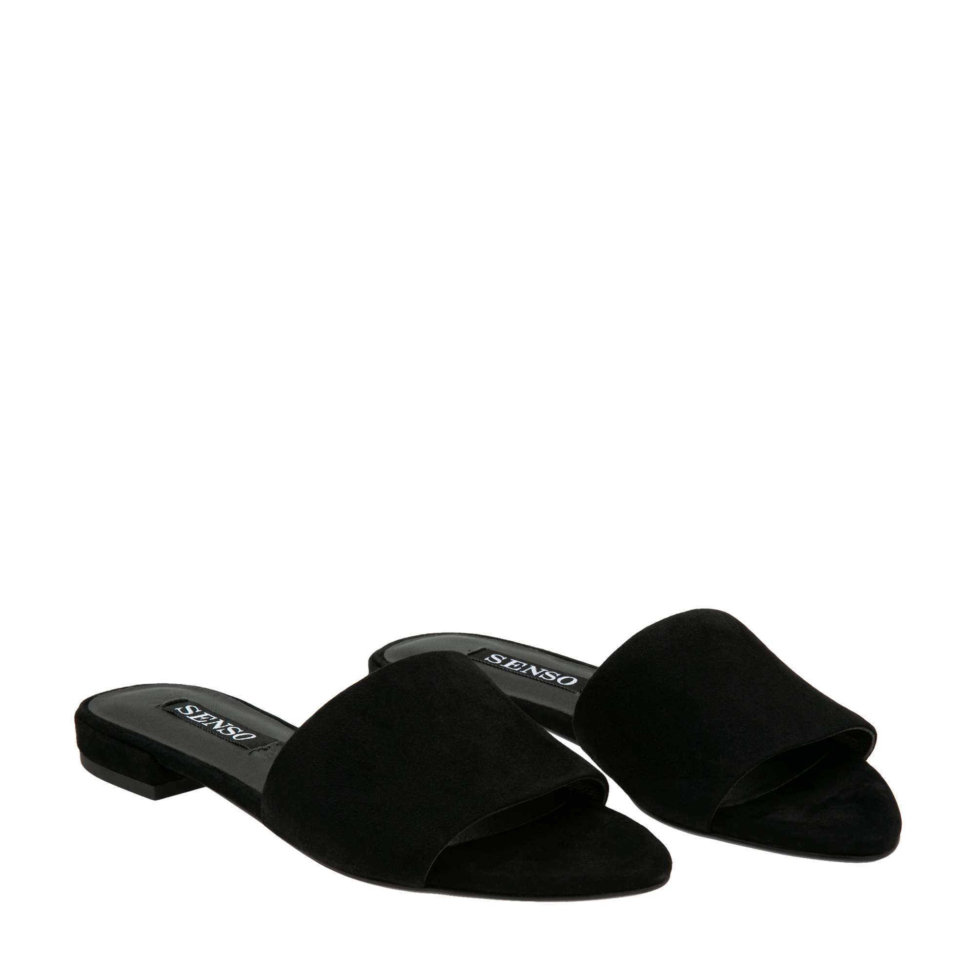 

Zulu flat sandals, Black